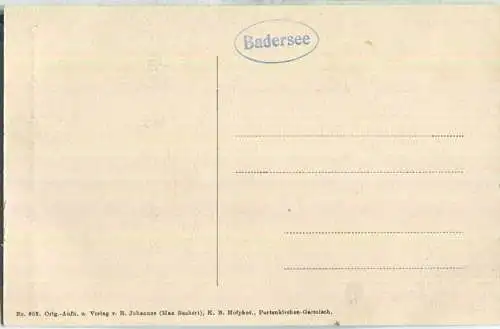 Höllentalklamm bei Garmisch-Partenkirchen - Wasserfall - AK ca. 1910 - Verlag B. Johannes Garmisch-Partenkirchen