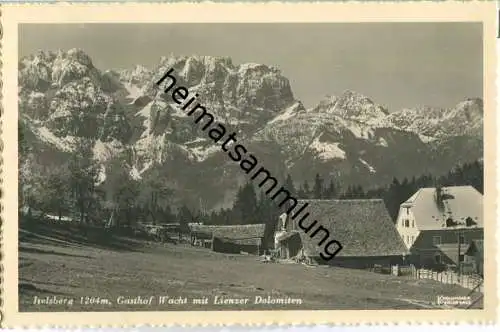 Iselsberg - Gasthof Wacht - Lienzer Dolomiten - Foto-AK - Verlag Franz Knollmüller Graz