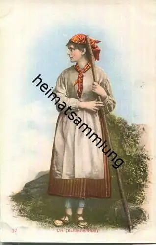 Schweizer Tracht - Uri (Schächenthal) - Edition Burgy Lausanne