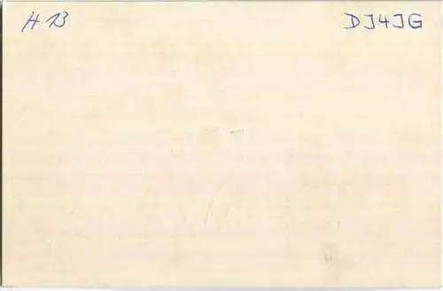 QSL - QTH - Funkkarte - DL3DA - Wennigsen (Deister)  - 1958