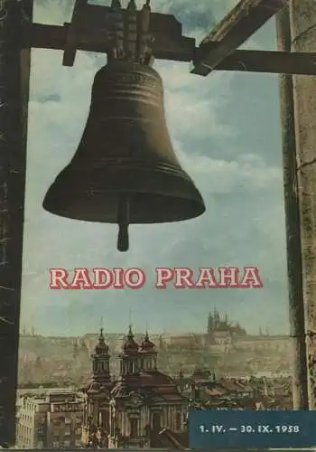 Tschechien - Radio Praha 1958 - 16 Seiten mit 14 Abbildungen - mehrsprachig