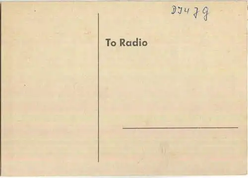 QSL - QTH - Funkkarte - DJ5BT - Eichenberg - 1959