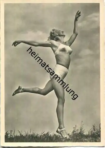 Schönheit der Gymnastik - Der schöne Schwung - Foto-AK Grossformat - Verlag E. A. Schwerdtfeger & Co. AG Berlin