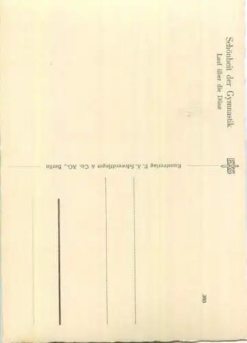 Schönheit der Gymnastik - Lauf über die Düne - Foto-AK Grossformat - Verlag E. A. Schwerdtfeger & Co. AG Berlin