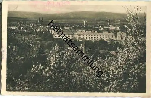 Uherske Hradiste - Foto-Ansichtskarte - Stempel Durch Deutsche Dienstpost Böhmen - Mähren
