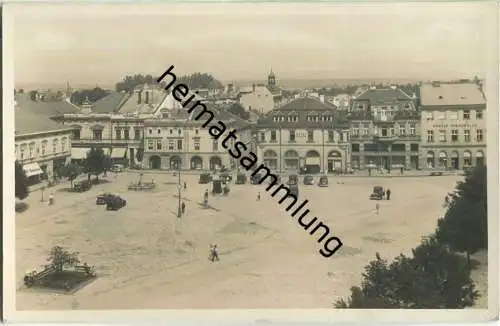 Uherske Hradiste - Masarykovo nam - Foto-Ansichtskarte - Briefstempel