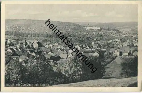 Rudolstadt - Cumbach - Briefstempel - Feldpost - Verlag Herrmann Patis Jena