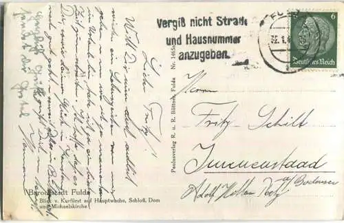 Fulda - Foto-Ansichtskarte - Verlag R. und R. Büttner Fulda