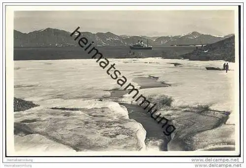 Svalbard - Spitzbergen - Gletscherwelt - Foto-AK 30er Jahre