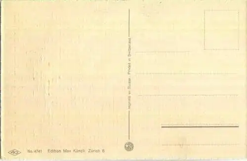 Vermenschlichte Katzen - Pferdestrassenbahn - No. 4741 Edition Max Künzli Zürich 6