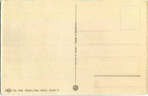 Vermenschlichte Katzen - Wippe  - No. 4736 Edition Max Künzli Zürich 6