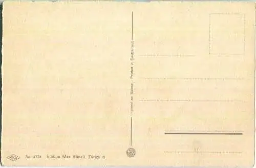 Vermenschlichte Katzen - Frühlingsputz  - No. 4734 Edition Max Künzli Zürich 6