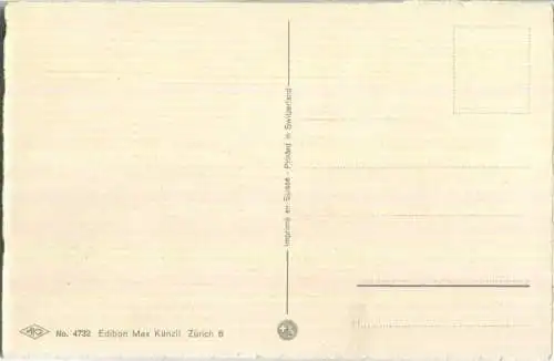 Vermenschlichte Katzen - Waschtag  - No. 4732 Edition Max Künzli Zürich 6