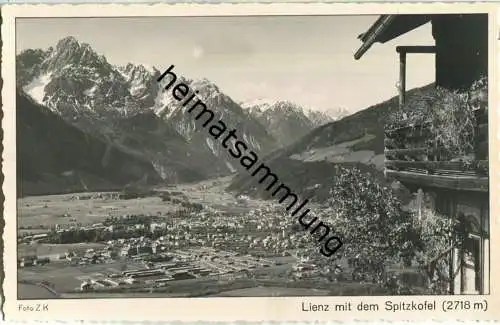 Lienz - Spitzkofel - Foto-AK - Verlag Foto Z. K.