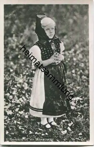 S' Theresle us em Schwarzwald - Foto-Ansichtskarte - Verlag Otto Ebner Appenweier 40er Jahre