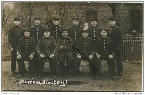 Gruppenbild - Gruss aus Graudenz - Foto-AK - Foto: Atelier Bruno Simon Graudenz gel. 1913