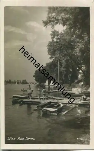 Wien - Alte Donau - Foto-AK - Verlag M. Freudensprung Kagran