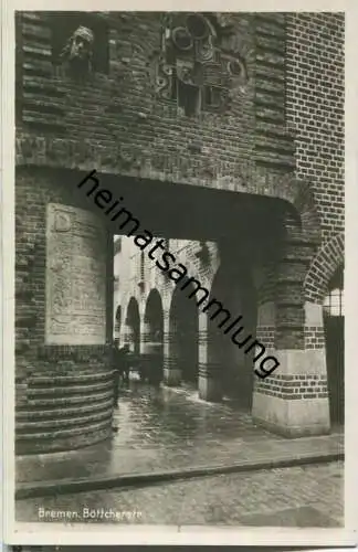 Bremen - Böttcherstrasse - Foto-AK - Verlag Paul Andreas Bremen