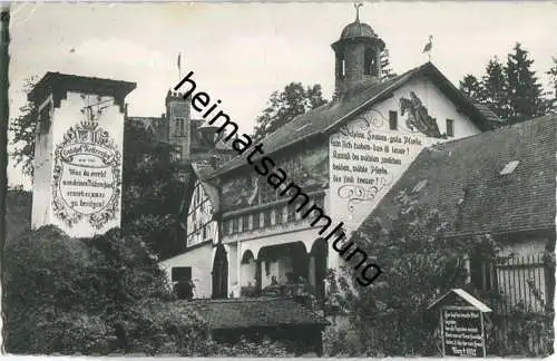 Klostergut Rettershof mit Cafe Zum fröhlichen Landmann - Foto-Ansichtskarte - Verlag W. Rosteck Frankfurt