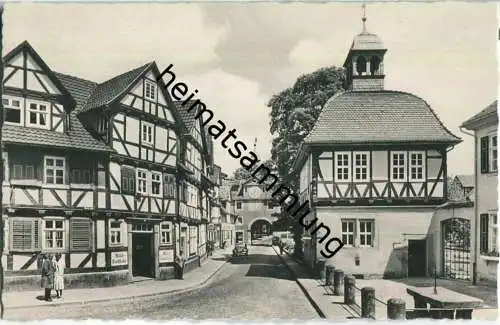 Bad Sooden-Allendorf - Blick zum Tor - Foto-Ansichtskarte - Verlag Schöning & Co Lübeck