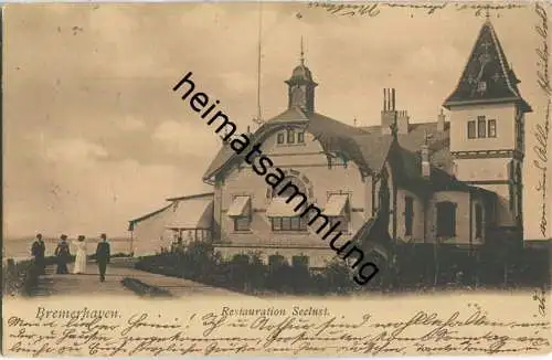 Bremerhaven - Restauration Seelust - Verlag J. Hinrichs Geestemünde