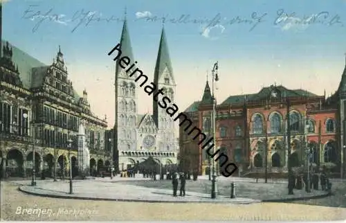 Bremen - Marktplatz - Feldpost - Verlag Ottmar Zieher München