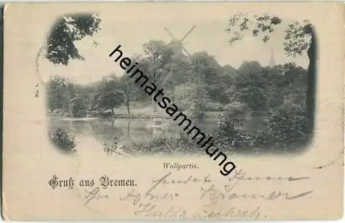 Bremen - Wallpartie - Verlag Wilhelm Greve Berlin