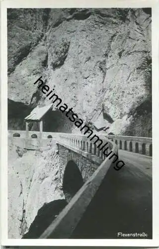 Flexenstrasse - Foto-AK - Verlag A. Kirschner Bregenz
