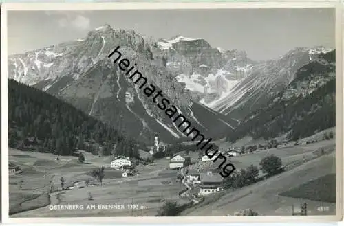 Obernberg am Brenner - Foto-Ansichtskarte ohne Verlagsangabe