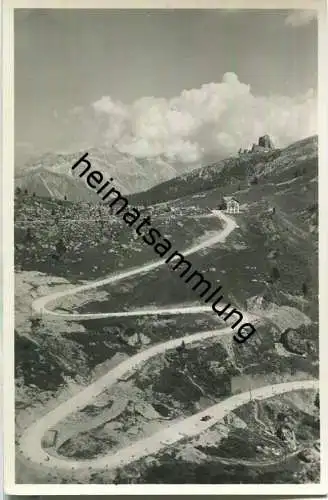 Dolomitenstrasse - Passo Falzarego - Foto-Ansichtskarte - Ediz. J. F. Amonn Bolzano