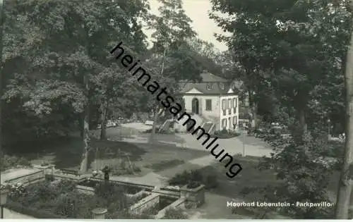 Lobenstein - Parkpavillon - Foto-Ansichtskarte - Verlag Foto-König Lobenstein