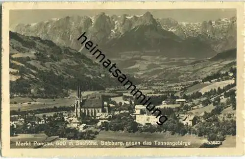 Markt Pongau gegen das Tannengebirge - Verlag P. Ledermann Wien 1941
