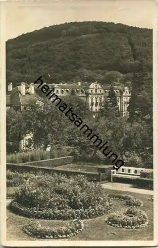 Bad Brückenau - Blick vom Schlossgarten - Foto-AK - Verlag Jos. Bott Brückenau