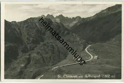 St. Christoph am Arlberg - Foto-AK - Alpiner Landschaftsverlag Josef Neumair Imst