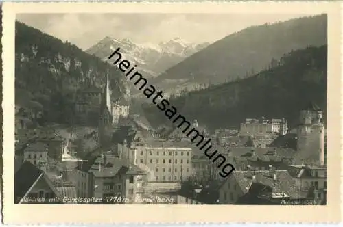 Feldkirch mit Gurtisspitze - Foto-AK - Verlag A. Schöllhorn Innsbruck