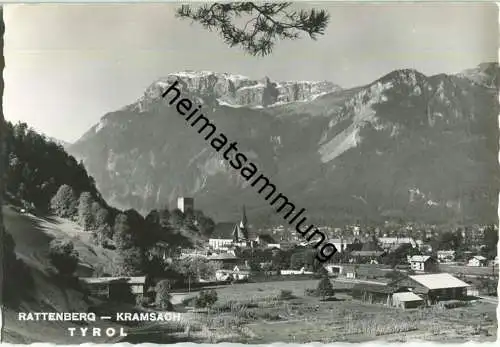 Rattenberg - Kramsach - Foto-Ansichtskarte - Verlag Helmuth Ascher Wörgl