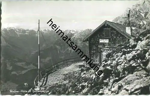 Werfnerhütte im Tennengebirge - Foto-Ansichtskarte - Verlag C. Jurischek Salzburg