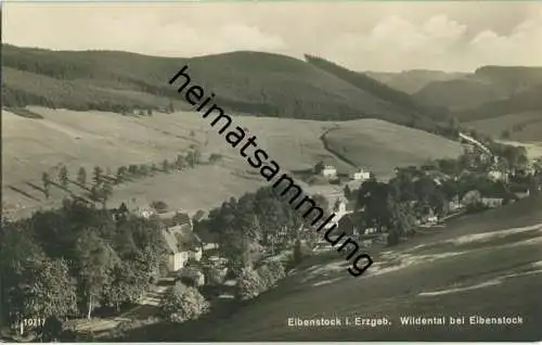 Eibenstock - Wildenthal bei Eibenstock - Foto-Postkarte - Verlag H. Rubin & Co. Dresden-Blasewitz