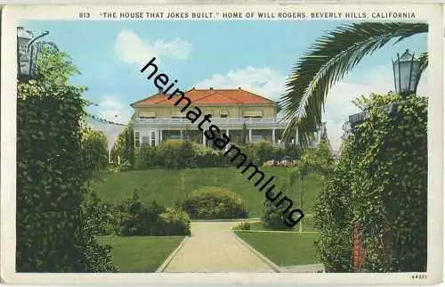 California - Beverly Hills - Home of Will Rogers