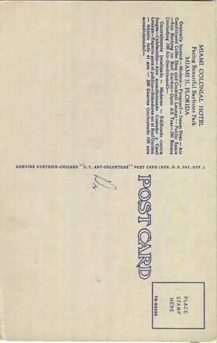 Florida - Miami Colonial Hotel