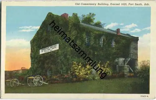 Arkansas - Fort Smith - Old Commissary Building