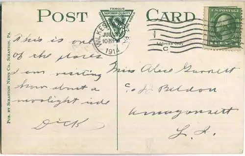 Pennsylvania - Harvey's Lake by moonlight