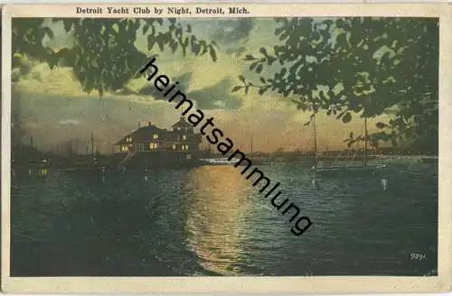 Michigan - Detroit - Yacht club by night