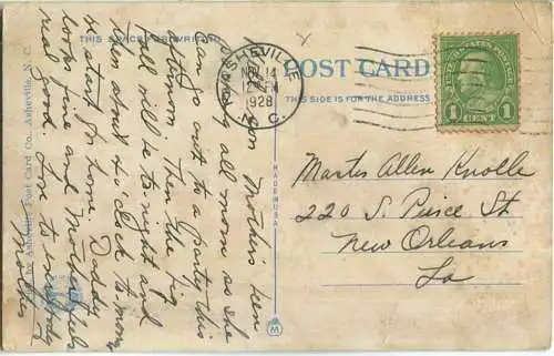 North Carolina - Ashville - At sunset