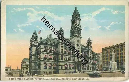 Maryland - Baltimore - Post Office