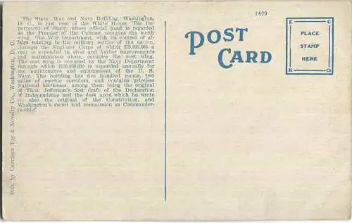 Washington D. C. - State War and Navy Building