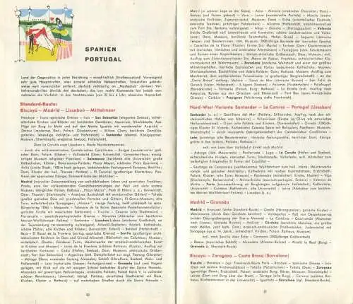 FINA - Europa-Tourenbuch 1959 - 36 Seiten mit 6 Karten