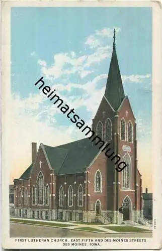 Iowa - Des Moines - First Lutheran Church