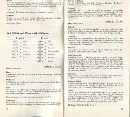 SHELL 1963 - shell-reisetip frankreich - 32 Seiten Wissenswertes