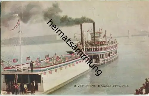Missouri - Kansas City - River Scene